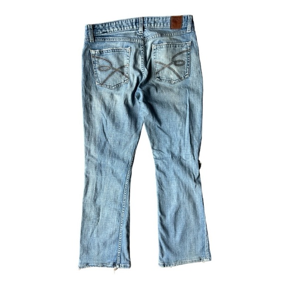 BKE Hannah Stretch Light Wash Distressed Bootcut Jeans, Size 29 Waist - Picture 2 of 10